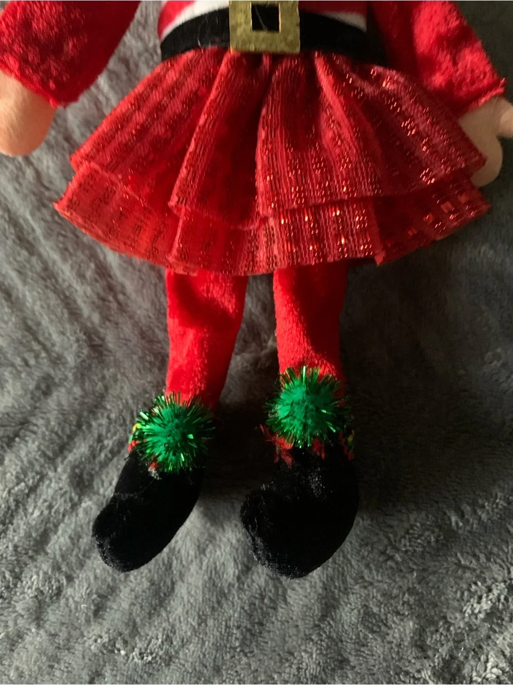 Vintage Christmas Elf Tree Ornament Decor, Bendable Arms & Legs, Poseable, NWT!